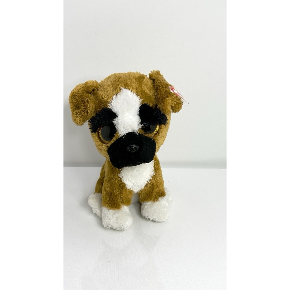 NEW Ty Beanie Boos 9" BRUTUS the Boxer Dog Stuffed Animal Plush